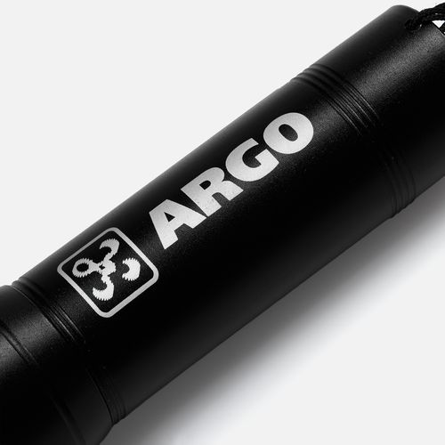 Фонарик аккумуляторный с фокусировкой луча Kirk, черный