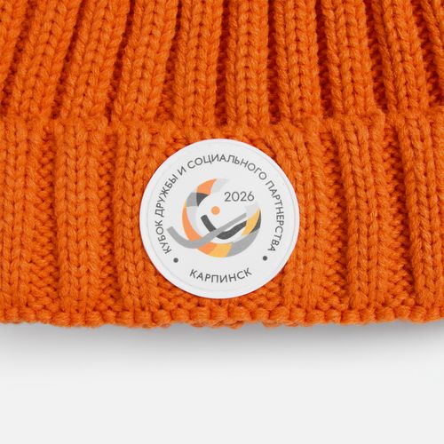 Лейбл из ПВХ Dzeta Round, L, белый