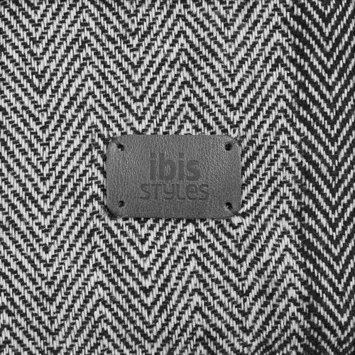 Лейбл кожаный Beta, S, серый