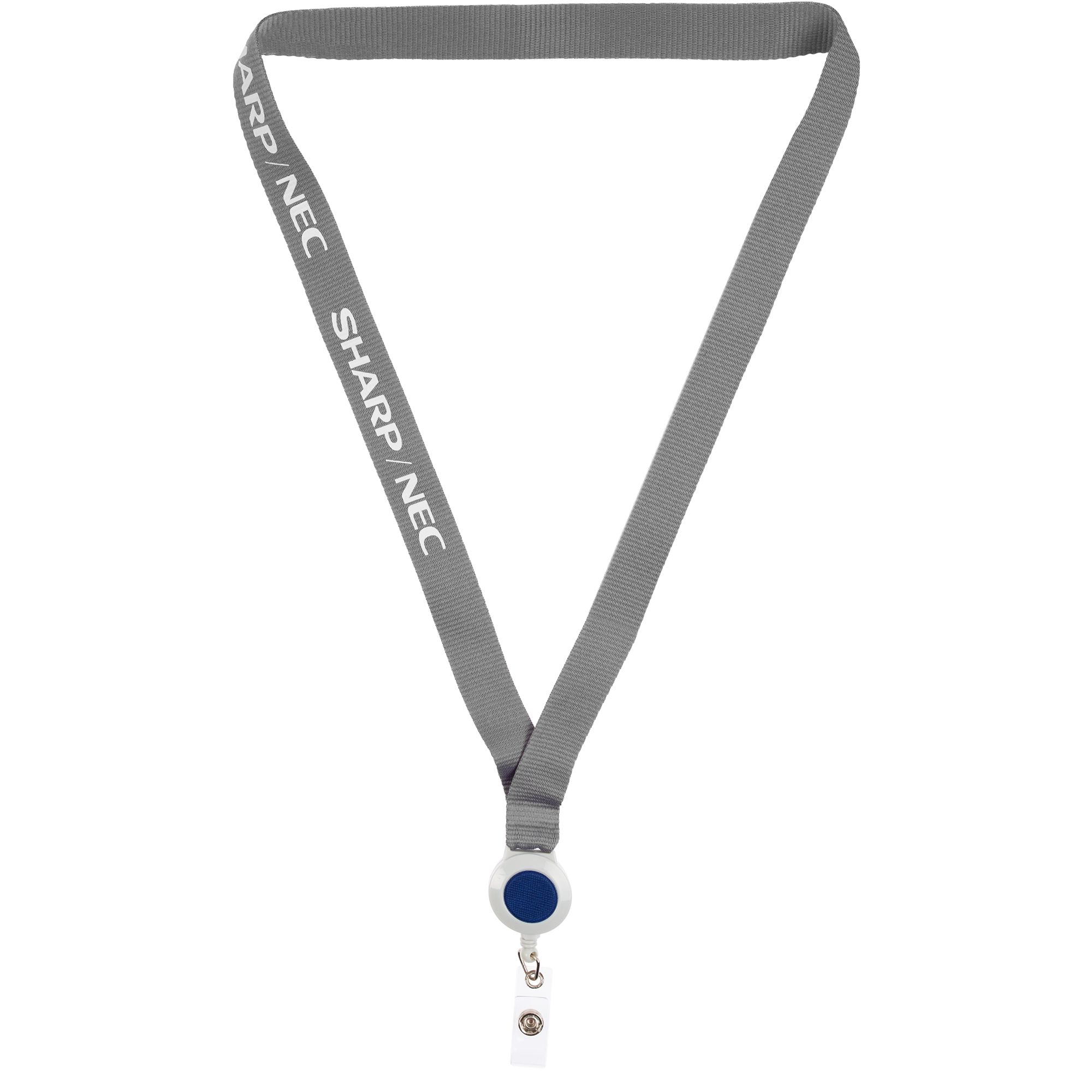 Чехол для карточки с лентой и ретрактором Devon, оранжевый (артикул ...