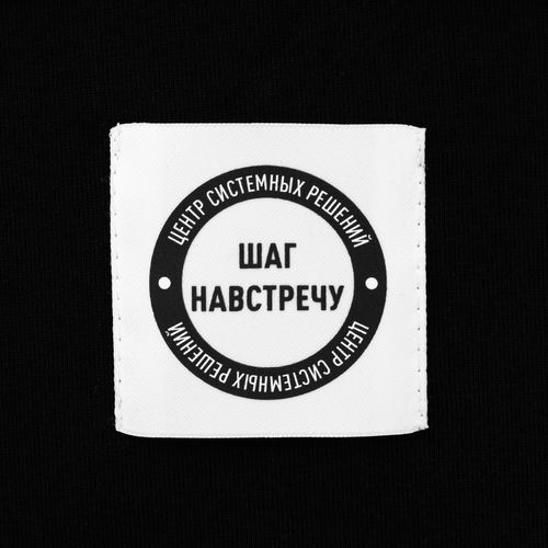 Лейбл тканевый Epsilon, L, белый