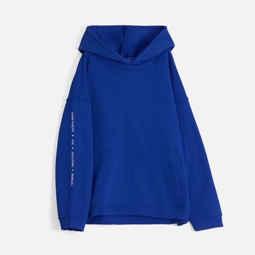 Худи оверсайз унисекс Outshine, ярко-синее