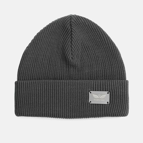 Шильдик металлический Furo, серый металлик