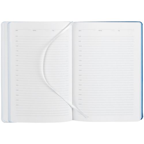 Ежедневник Butterfly, недатированный, белый с синим