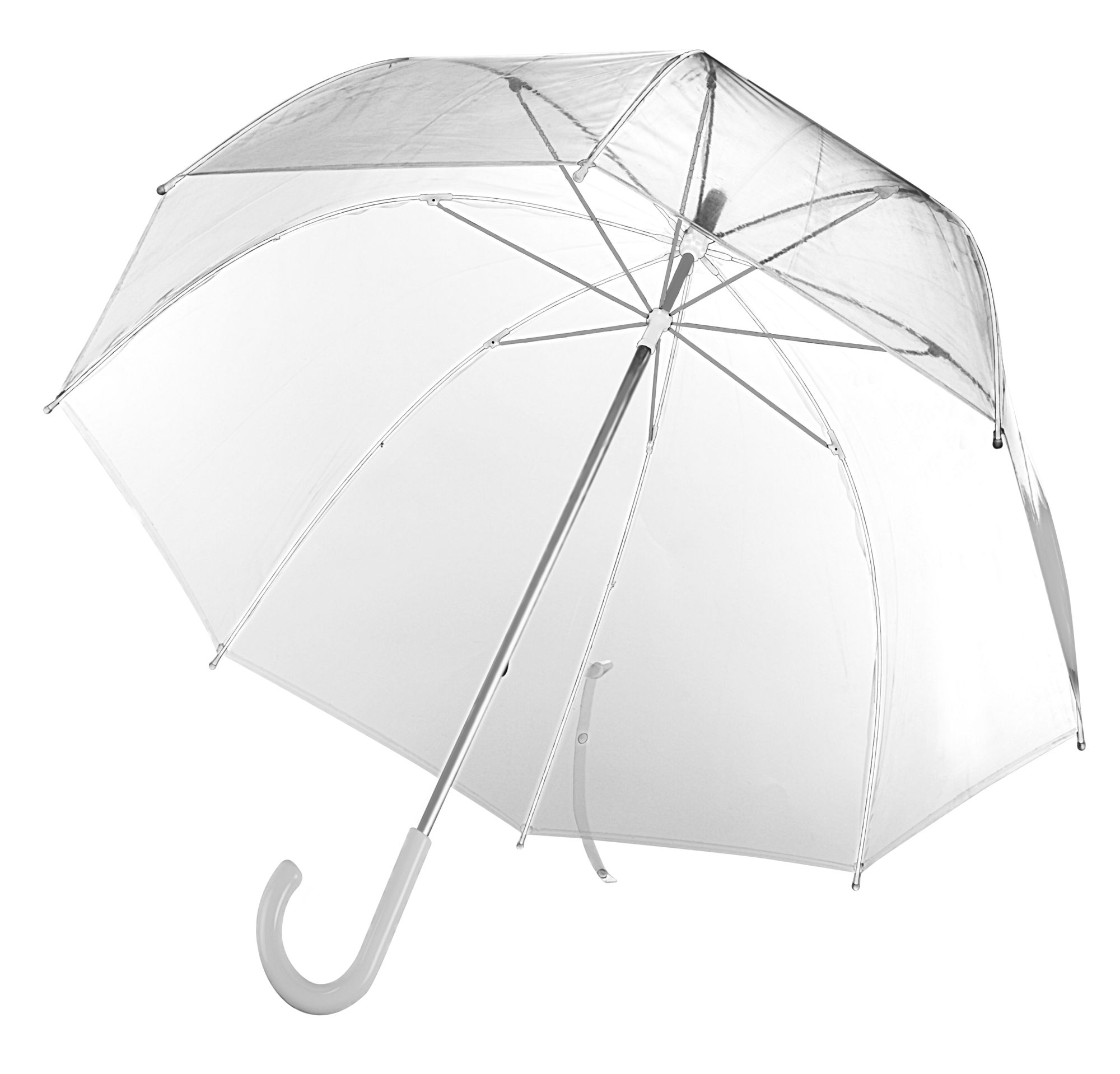 Фотография — Зонт трость с прозрачным куполом