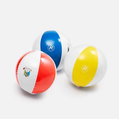 Надувной пляжный мяч Cruise, голубой с белым