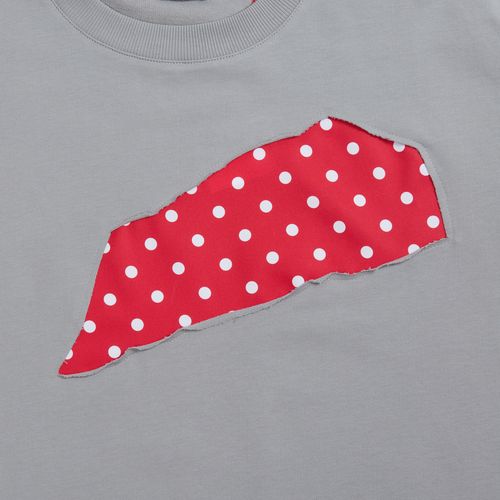 Футболка оверсайз унисекс Kosmos 2.0, светло-серая