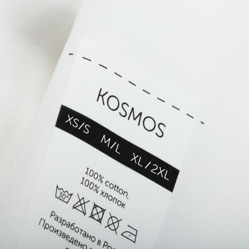 Футболка оверсайз унисекс Kosmos 2.0, кремовая