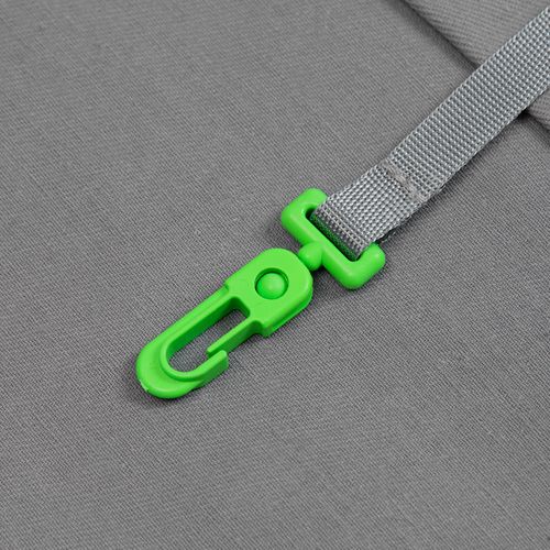 Застежка-карабин Carabine, S, зеленый неон