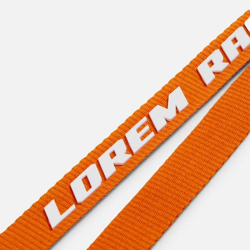 Лента для бейджа Pin, светло-оранжевая