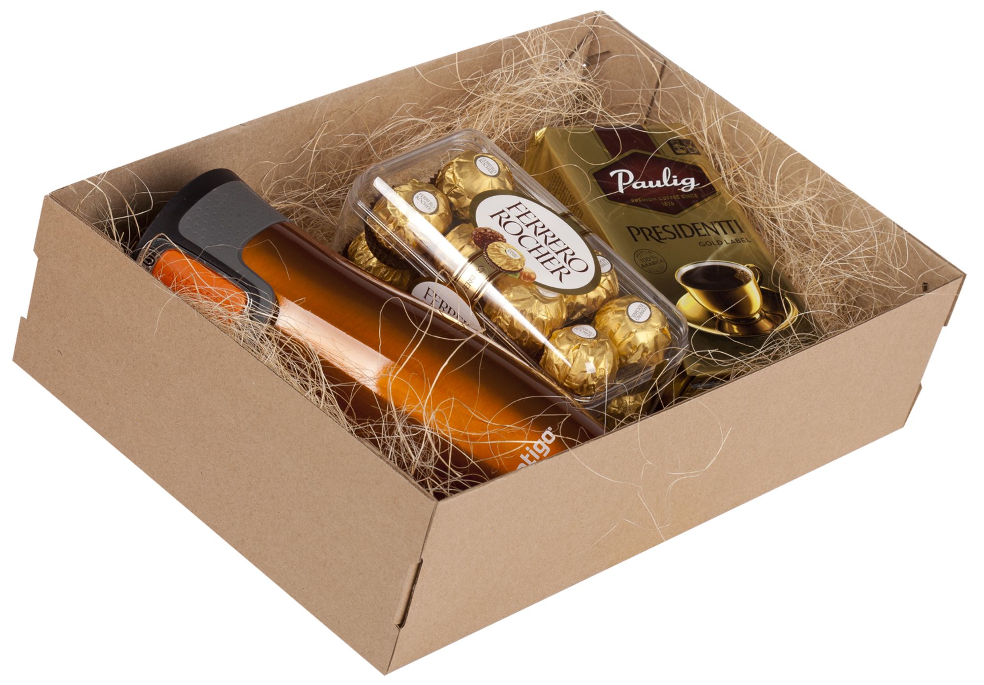 Коробка подарочная «Крафт», самосборная, средняя