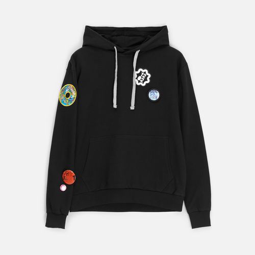 Толстовка с капюшоном Unit Kirenga, черная