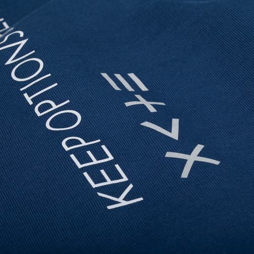 Свитшот унисекс Kosmos 2.0, темно-синий