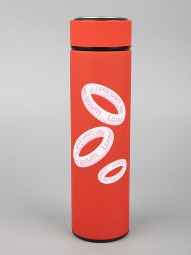 Термос с ситечком Percola, красный