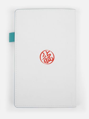 Ежедневник White Shall, недатированный, бело-бирюзовый
