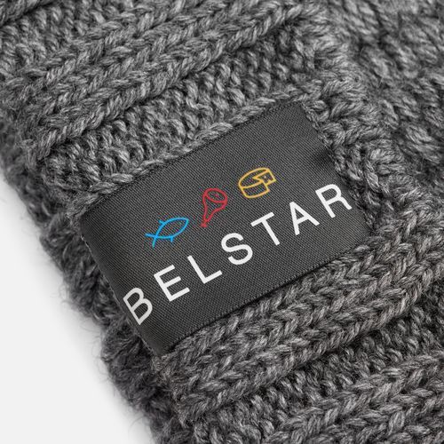 Лейбл тканевый Epsilon, M, темно-серый