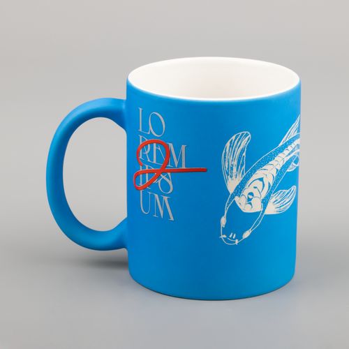 Кружка Colorido, синий неон