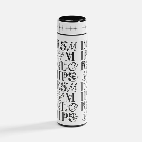 Смарт-бутылка с заменяемой батарейкой Long Therm, белая