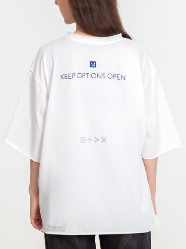 Футболка оверсайз Vozduh 2.0, кремовая