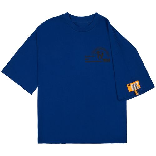 Футболка унисекс оверсайз T1, синяя