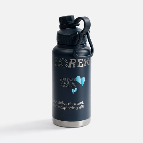 Термобутылка Fujisan XL 2.0, темно-синяя