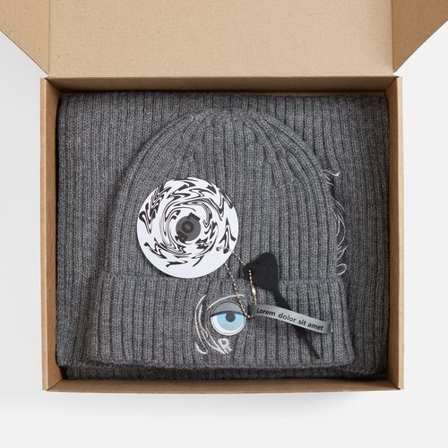 Набор Laconi, темно-серый меланж