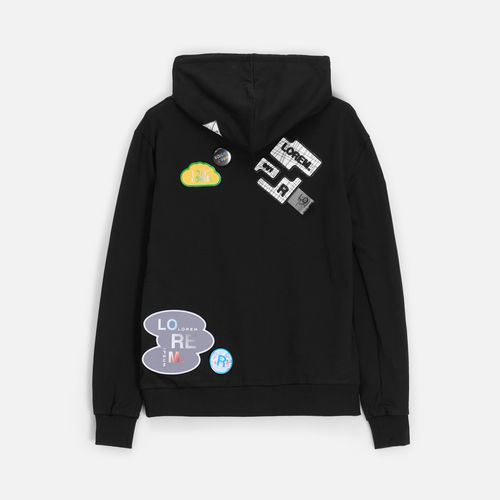 Толстовка с капюшоном Unit Kirenga, черная