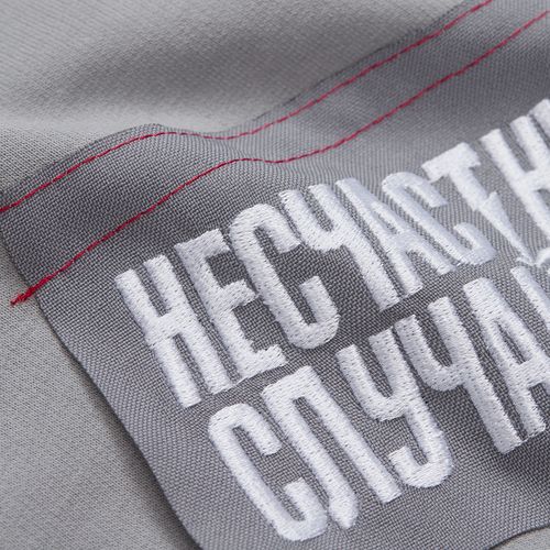 Футболка оверсайз унисекс Kosmos 2.0, светло-серая