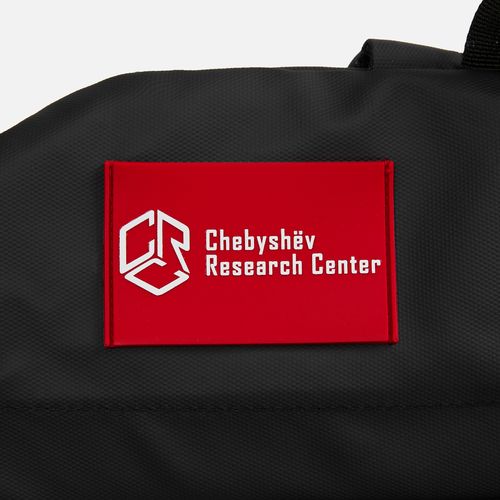 Лейбл из ПВХ Dzeta, ХL, красный