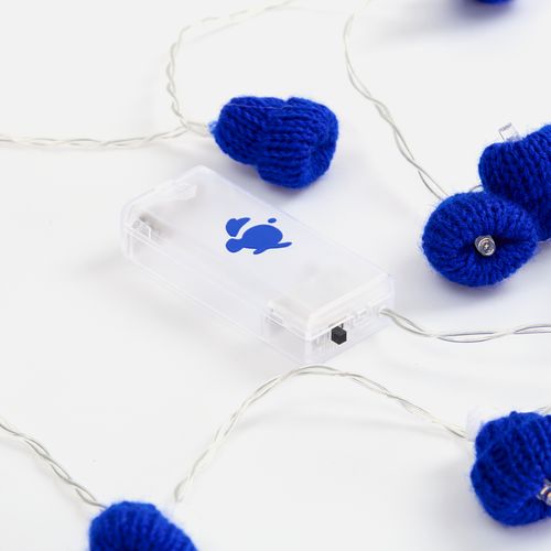 Гирлянда Cosy Poms, синяя