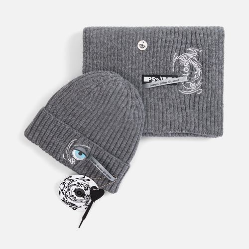 Набор Laconi, темно-серый меланж