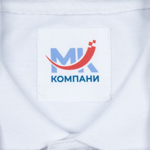 Лейбл тканевый Epsilon, L, белый