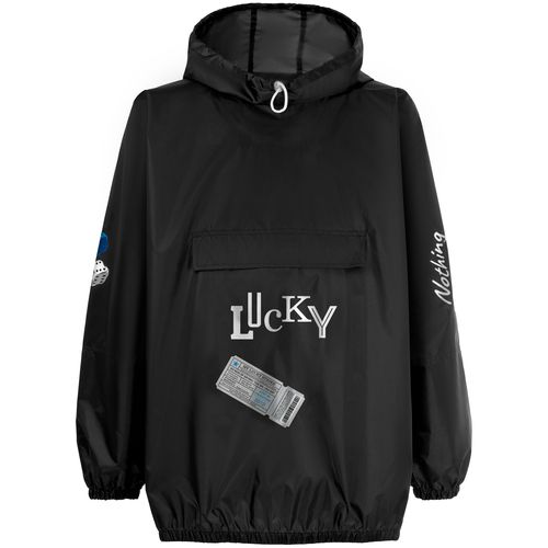 Дождевик-анорак Alatau, укороченный, черный, единый размер