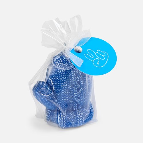 Свеча Kniteam, варежка, красная