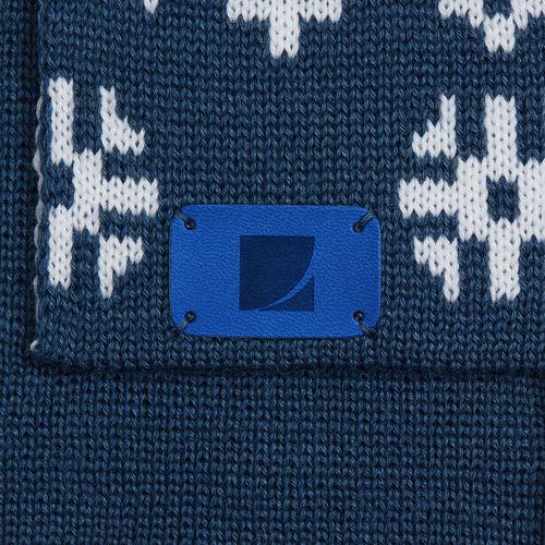 Шарф Wintertude M, синий с белым