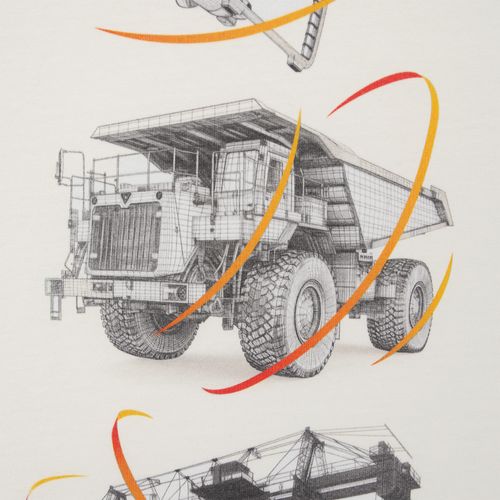 Футболка унисекс оверсайз T3, молочно-белая