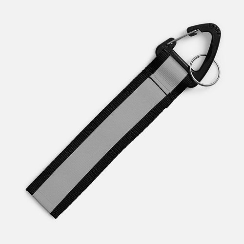 Светоотражающий брелок Flashline, серый с черным