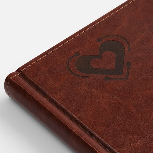 Ежедневник New Nebraska, датированный, коричневый