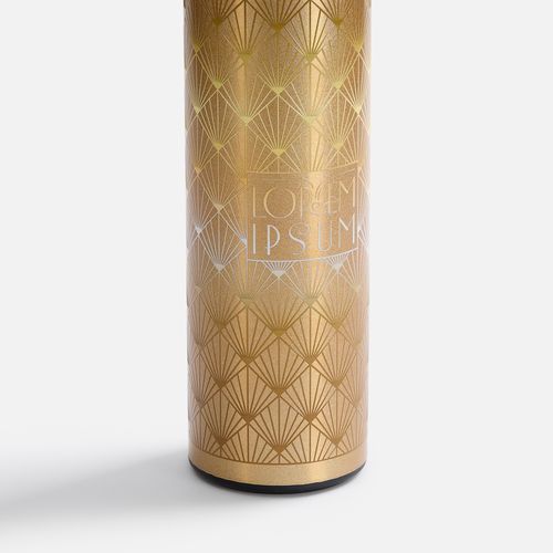 Смарт-бутылка с заменяемой батарейкой Long Therm, золотистая