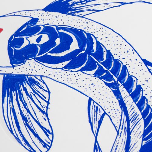 Ежедневник White Shall, недатированный, бело-бирюзовый