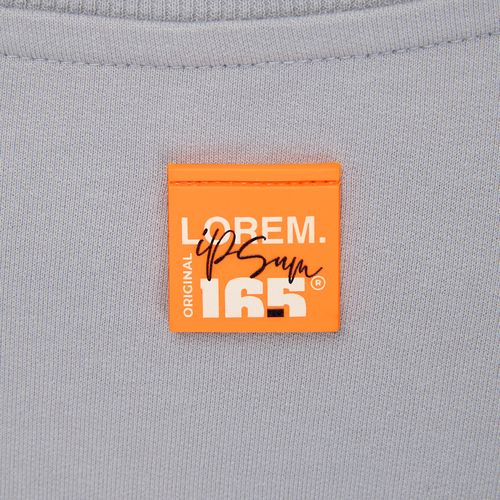 Лейбл из ПВХ Kare, оранжевый неон