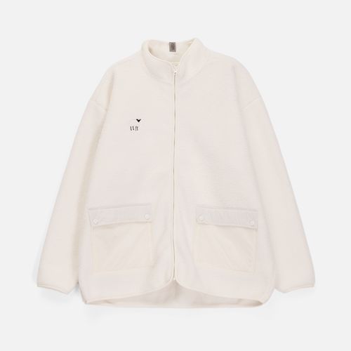 Куртка унисекс Oblako, молочно-белая