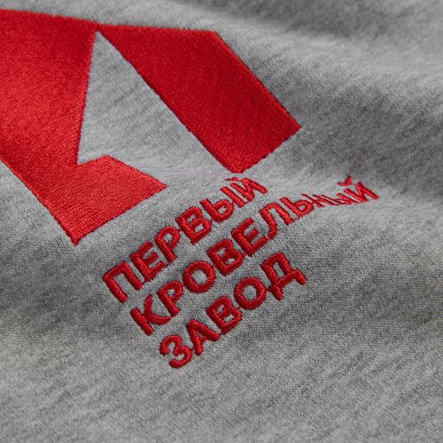 Толстовка на молнии с капюшоном Siverga Heavy 2.0, серый меланж