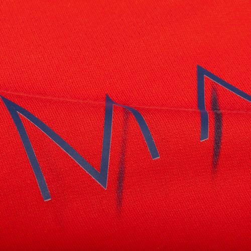 Футболка оверсайз с двойным рукавом Kosmos, красная