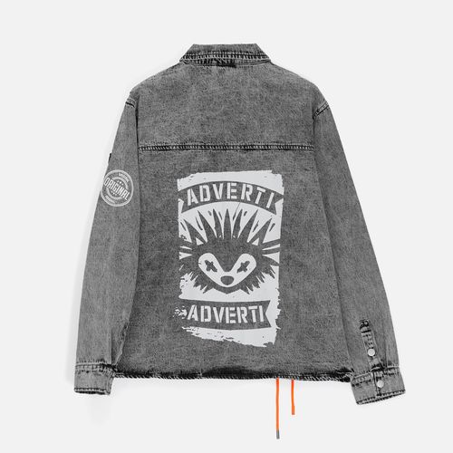 Куртка джинсовая O3, серая