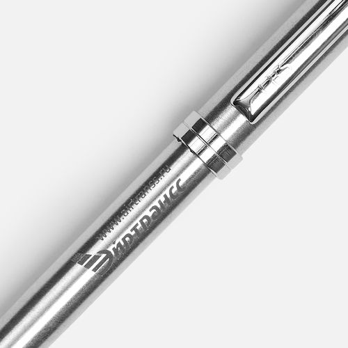 Ручка шариковая Delgado, серебристая