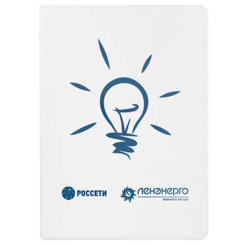 Ежедневник Butterfly, недатированный, белый с синим