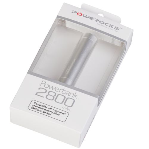 Универсальный внешний аккумулятор Super Magicstick 2800 mAh, серебристый