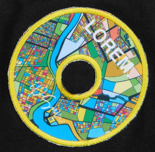 Толстовка с капюшоном Unit Kirenga, черная