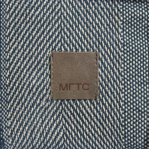 Лейбл кожаный Sinatu, S, серый